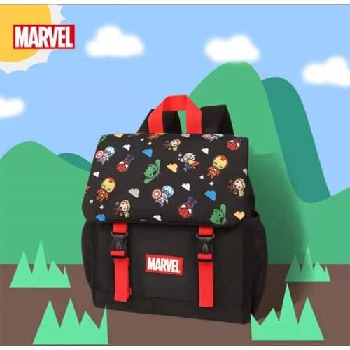 2021 Disney Kindergarten Backpack For Boys Primary School Student Shoulder Orthopedic Bags Spider Man Captain America Mochilas