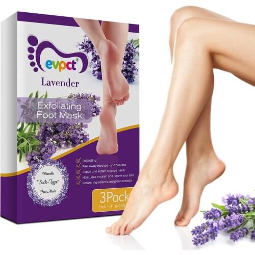 3 Packs Feet Exfoliation Foot Mask Socks Pedicure Peeling Dead Skin Remover Feet Mask Peel Foot Mask Moisture Foot Socks