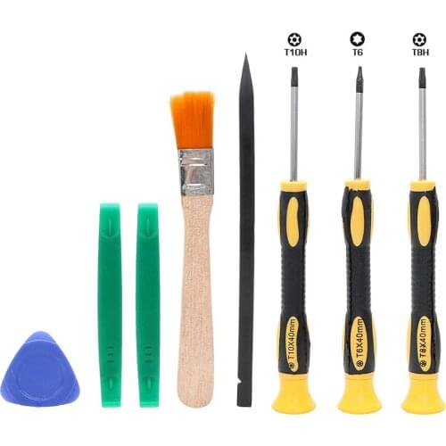 8Pcs/Set Screwdriver Torx T8 T6 T10 H35 Screw Driver Opening Tools Set For Xbox One Xbox 360 PS3 PS4 Repair Tool Kit
