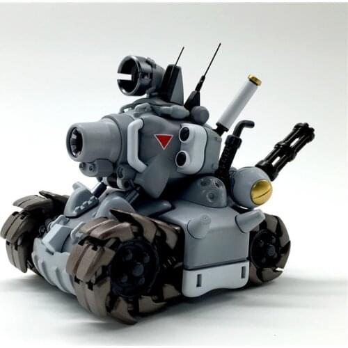 8cm blue Metal Slug assemble tankette collectors action figure toys Christmas gift toy
