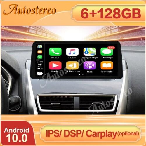 For Mitsubishi Song Carplay Android 10.0 6+128G Car Auto Radio Stereo Player GPS Navigation Multimedia Headunit Tape Recorder