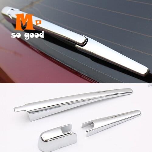 Car Chrome Rear Wiper Blade Cover Sticker Decoration Cover for Honda HRV HR-V Vezel 2014 2015 2016 2017 Parts Chromium Styling