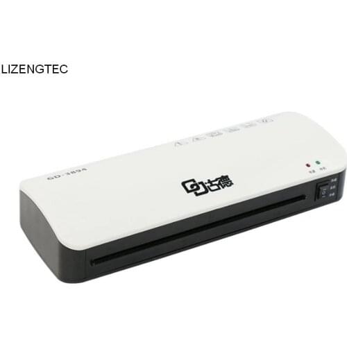 Free Shipping LIZENGTEC New Professional Office New Design Hot Roll Laminator Machine for A4 Paper Document Photo