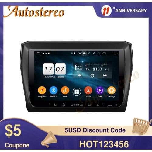 For Suzuki Swift 2017-2020 Android 10 Carplay DSP Car GPS Navigation Auto Radio Stereo Head Unit Multimedia Player No DVD Player