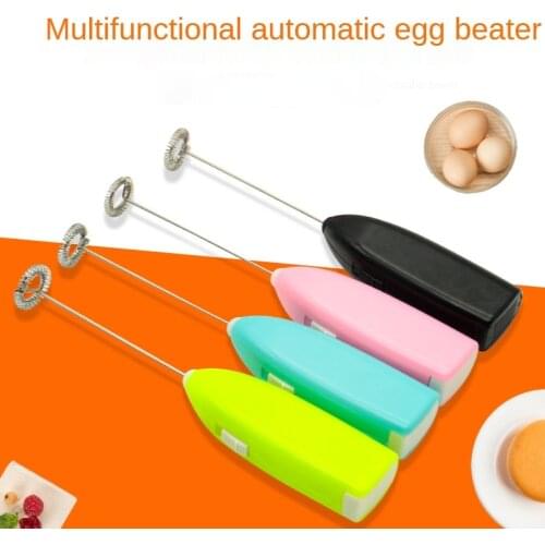 Electric Milk Whisk Kitchen Foaming Drink Mixer Blender Coffee Cappuccino Cream Foam Mixing Stirrer Mini Portable Egg Beater