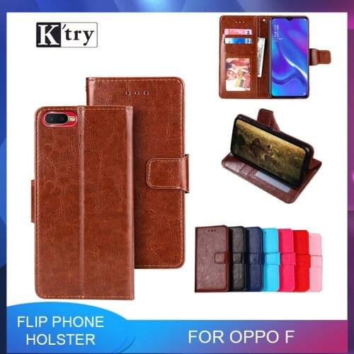 Flip PU Leather Case For OPPO F9 F11 Pro F7 Youth F5 F3 F1S Wallet Card Case For OPPO A7X A73S Realme 1 A77 A59 A73S Phone Cover