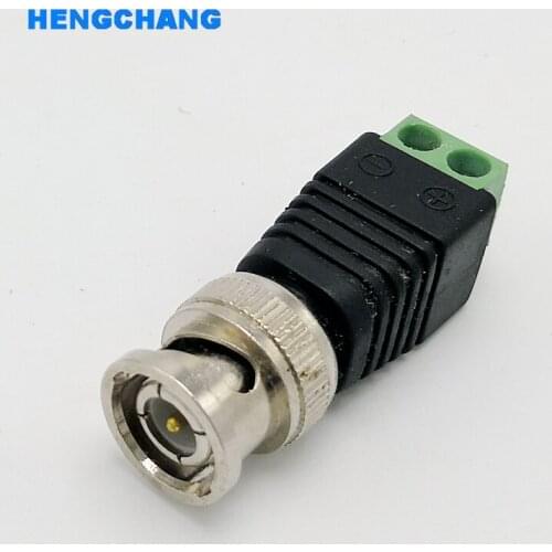 BNC Connector Screw fixing Cat5/Cat6 Coaxial Cable for AHD Camera CVI Camera TVI Camera CCTV Camera 50pcs