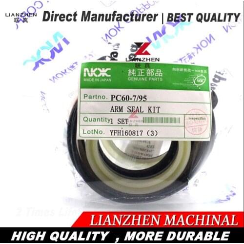 High quality excavator seal kit for Komatsu PC60-7 arm cylinder repair seal kit 707-99-38230