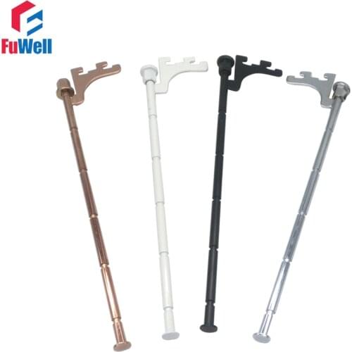 2pcs Display Hooks Black/Silver/White/Bronze Color Supermarket Display Hook Hanger Bayonet Type Easy to Install Slatwall Hook