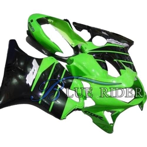 Blue Rider motorcycle High quality ABS fairings kit for Honda CBR 600 F4 1999 2000 CBR600 F4 99 00 green black Bodywork