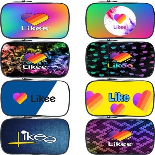 New 3D "LIKEE (Like Video)" Pencil Case Girls Russia Likee Pencil Box Women Makeup Bag School Supplies Boys Student Pencil Bag