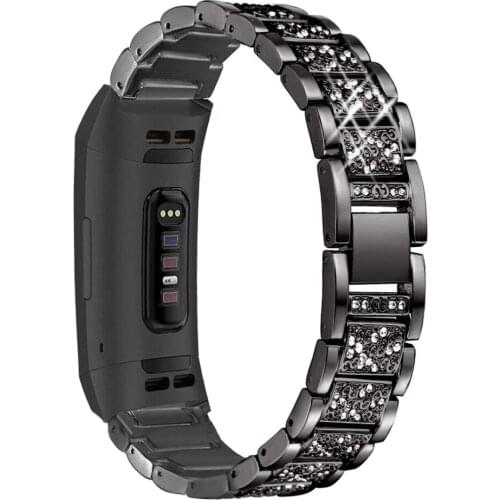 Stainless Steel Replacement Bands for Fitbit Charge 3 / Charge 3 SE Watchband for Fitbit Charge 4 Correa Metal Strap Small Large