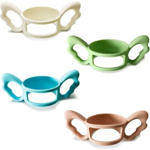 Baby Bottle Handles Safety Silicone Bottle Handles for Hegen Bottle and Other Dia 6-7cm Wide-Neck Bottle