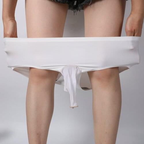 Sexy Lingerie Hot Erotic Gay Underwear Penis Sheath Glossy Sissy U Convex Pouch COCK Briefs Panties Sexy G-string Thongs Gay Wea