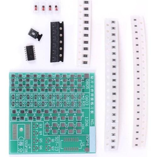 SMD SMT Components Welding Practice Board Soldering Skill Training Beginner DIY Kit Electronic Kit For Self-Assembly
