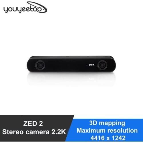STEREO LABS ZED 2 Stereo camera 2.2K 3D mapping Maximum resolution 4416 x 1242 CM538