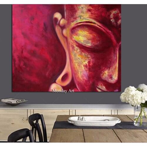 100% Handpainted Buddha Painting Classic Hot Sale Canvas Art Painting Poster Modern Wall Art Picture For Living Room Home Decor