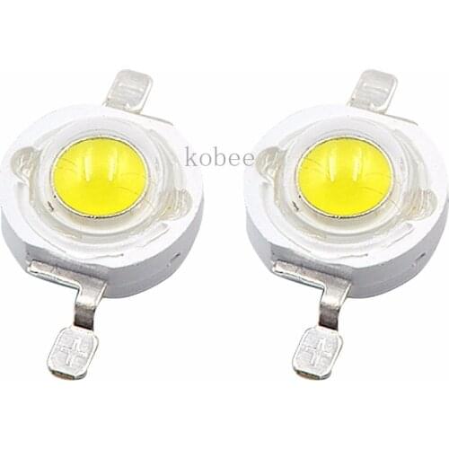 100PCS High Power 1W 3W 5W CREE LED Light Emitting Diode LED SpotLight DownLight Diodes Lamp Bulb LED DIY White Red Green Blue