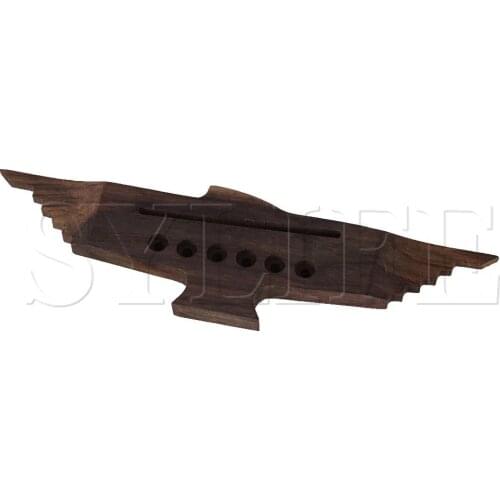 185mm New 6 String Saddle Through Bridge for Folk Guitar Musical Parts