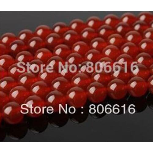 4-6-8-10-12MM 2strands/pack 100% Natural Red Semi-precious Stone Jewellery Loose Bead Strand Jewelry Beads