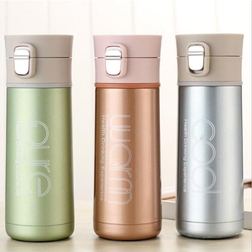 350ML/500ML Stainless Steel Double Wall Insulated Thermos Cup Vacuum Flask Coffee Mug Travel Drink Bottle Home Office Thermo cup