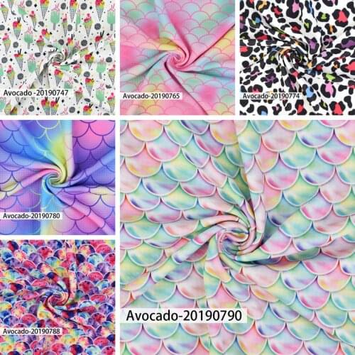 50*150cm Hot Colorful Leopard Cartoon Pattern Printed Polyster Cotton Liverpool Bullet Fabric for DIY for Handmade By Yards