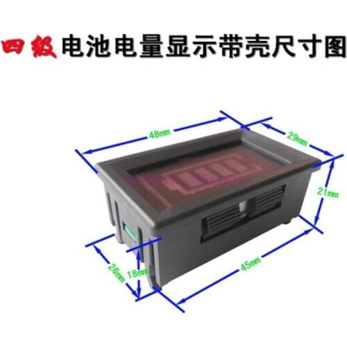500pcs 1S 2S 3S 4S 6S 7S Lithium Battery Capacity Indicator Module Green Display 3.7V 8.4V 12.6V 16.8V 25.2V 29.4V Power Level