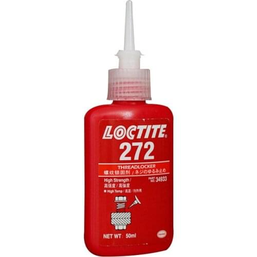 50ml loctite 272 Threadlocking agent high strength anaerobic adhesive thread sealant resistant to high temperature