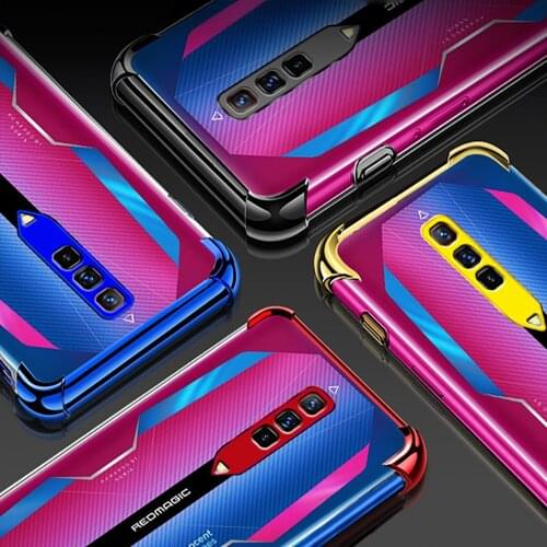 For Nubia Red Magic 6 6 Pro Cover Transparen Air Cushion Shockproof RedMagic 6Soft Case Red Magic6 Clear Protective Phone Cases