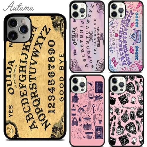 Girly Pastel Witch Goth Ouija Phone Case for iPhone 11 12 Pro Max mini X XR XS SE 2020 5 6S 7 8 Plus Samsung S9 S10 Cover shell