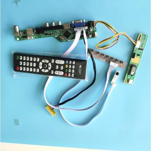 For LP156WH1-TLA1 Digital Signal Module TV AV VGA Controller Board 30pin 1 lamps 15.6" Mother Board Resolution 1366X768