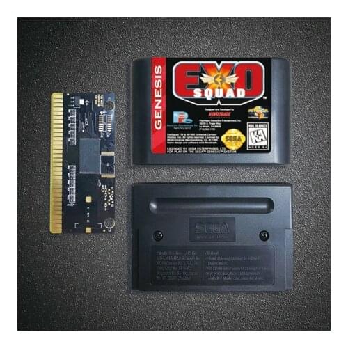 EXO-Squad - 16 Bit MD Game Card for Sega Megadrive Genesis Video Game Console Cartridge