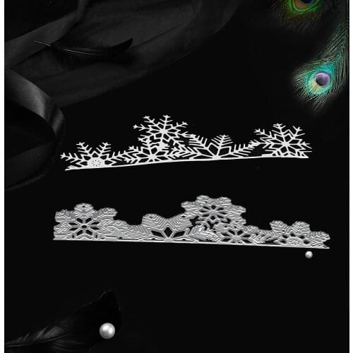 Photo Frame Snowflake flower Metal Cutting Dies DIY Scrapbooking Embossing Album Paper Card Stencil Templates