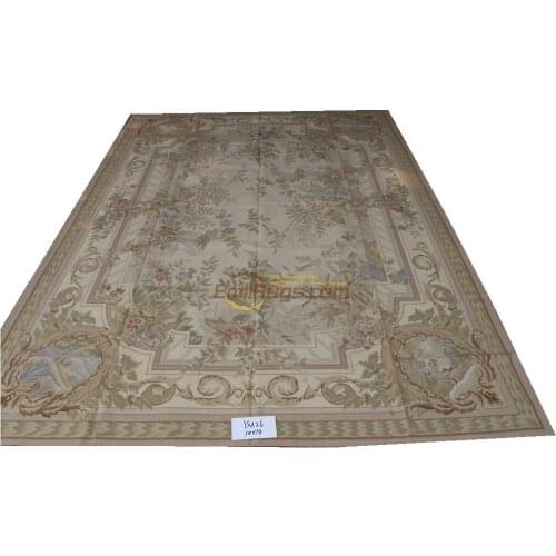 Rug for living room aubusson rug handmade woolen carpets 274CMX366CM 9 'X 12' YM26gc156aubyg9