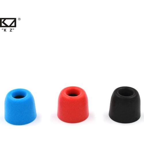 KZ 1Pair(2pcs) 5mm M size Noise Isolating Memory Foam Ear Tips Ear Foam Eartips For In Ear Earphone Earbud Headset For ZST ZS10