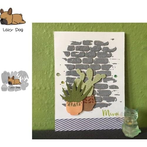 Cactus Plant Metal Cutting Dies Scrapbooking Stencil DIY Mold Knife Craft Embossing Die Cuts Card Making New Dies For 2020