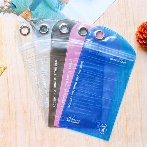Quevinal Waterproof Zipper Plastic Retail Hang hole Package bag hang Poly soft for cable smart phone case packaging bag