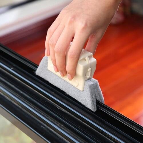Window Groove Cleaning Brush Cleaning Tool Mini Sill Crevice Sweeping Brush Floor Wall Kitchen Cleaning Tool Gadget