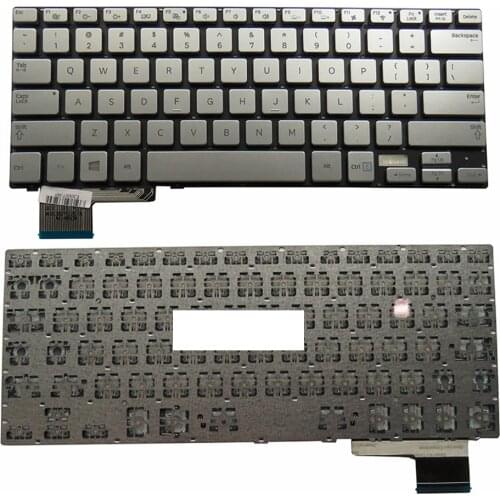 US New FOR Samsung 730U3E NP740U3E 740U3E NP730U3E Replace laptop keyboard English Silver
