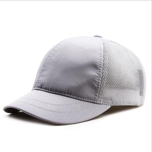Outdoor mens and womens quick-drying baseball caps Breathable mesh hat