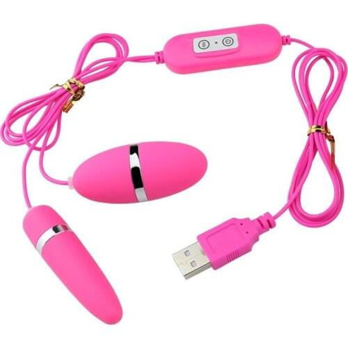 Soft Bullet Vibrator Remote Control G-Spot Simulator Vaginal Ball Anal Plug Vibrating Double Egg Masturbator Sex Toys For Women