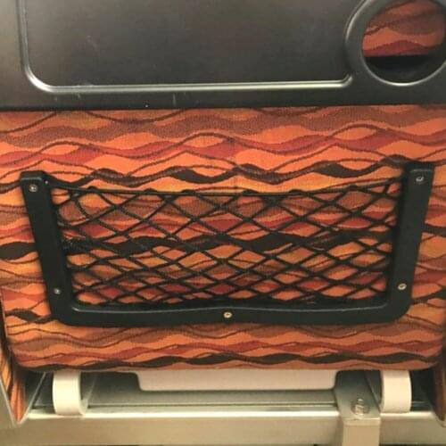 VODOOL 3Pcs/Lot 36*18cm Car Net Door Panel Bus Seat Back Mount Organizer Mesh Phone Holder Storage Bag Pocket For Wallet Keys