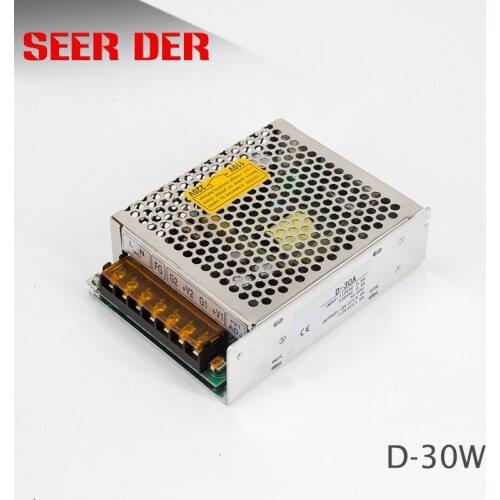 High voltage 30w dual output 12 volt 5 volt power supply 12v 1a ac dc power adapter 5v 4a stabilized dc power supply d-30 w smps