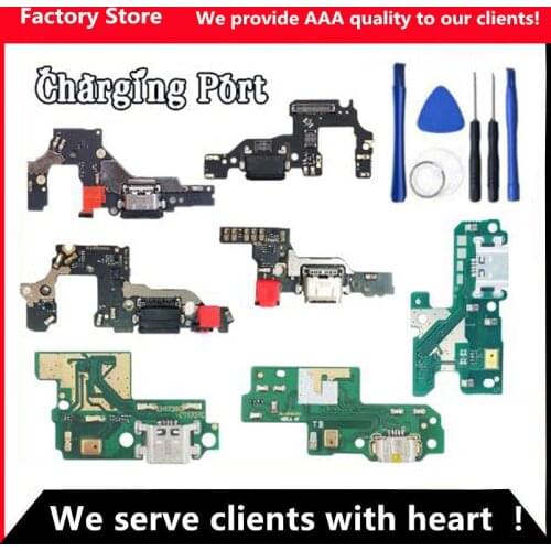 For Huawei P8 P9 P10 lite Plus P8 lite 2017 Charger Charging port Dock USB Connector Data Flex Cable Headphone Jack Flex Ribbon