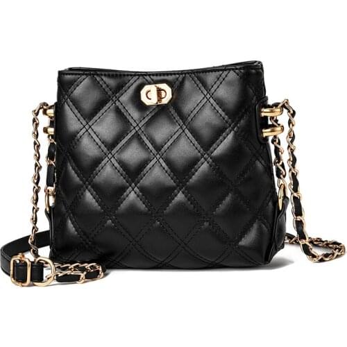 Lingge Chain Bag Female Bag Spring 2021new Trendy Fashion Western Style Shoulder Bag Summer All-match Messenger Small Square Bag