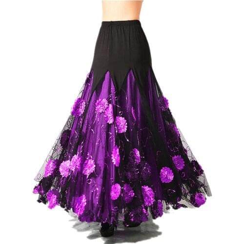 Women Bellydance Costume Skirts Ballroom Dancing Gypsy Costume Skirt Belly Dance Waltz Indian Oriental Colorful Belly Skirt