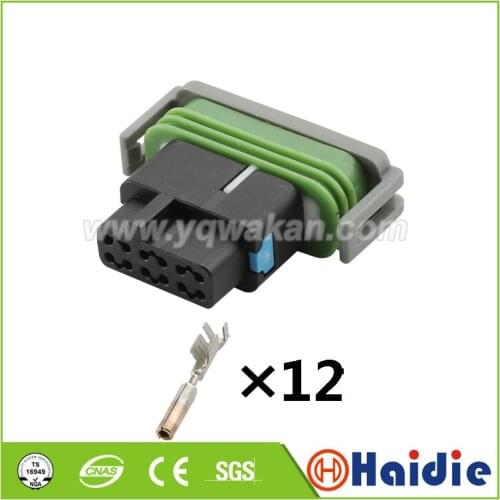 1set 12pin auto plastic wiring harness waterproof plug electric cable sealed connector