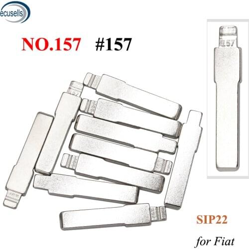 10PCS, SIP22 NO.157 Universal Remotes Flip Key Blade 157# for Fiat Doblo Freemont Ducato Punto Panda Qubo Tipo KD VVDI Remote