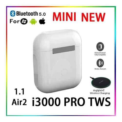 2021 Original i3000 PRO TWS 1:1 GPS Rename Wireless Bluetooth Headsets 003E