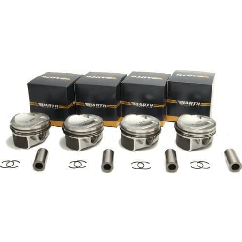 4x Engine Pistons & Rings 82.51mm Φ23mm for Skoda VW Audi 1.8 TFSI TSI CDA CDAA BZB 06H107065BF